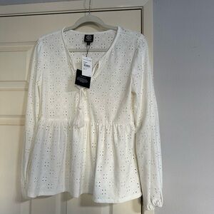 Nordstrom Bobeau Eyelet Flower Feminine, Beach, Romantic, Festival, Boho Chic ✌️